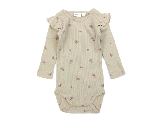 Name It white pepper blomstret body